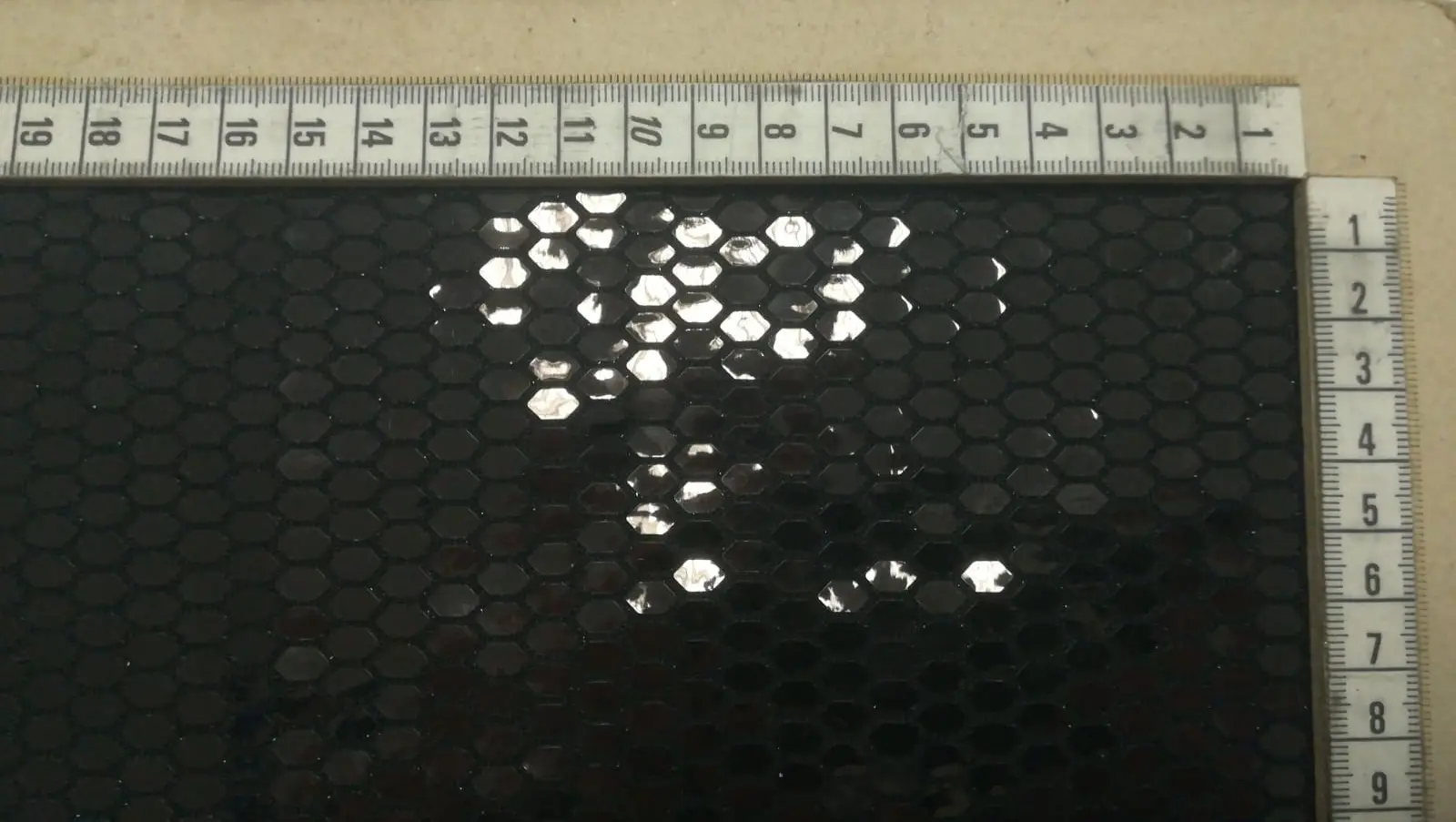 Black Polyester Domestic Fabric · 135 cm