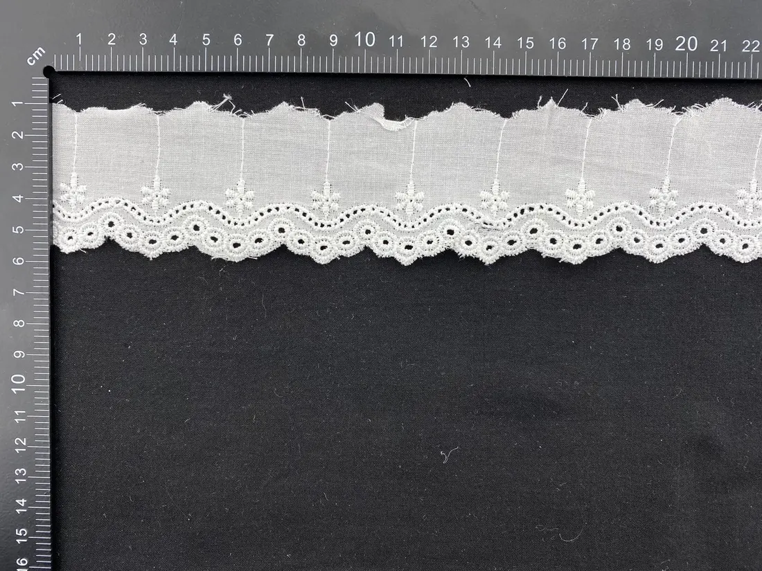 Kasar Mat Polyester Yerli Brode Bant · 5 cm