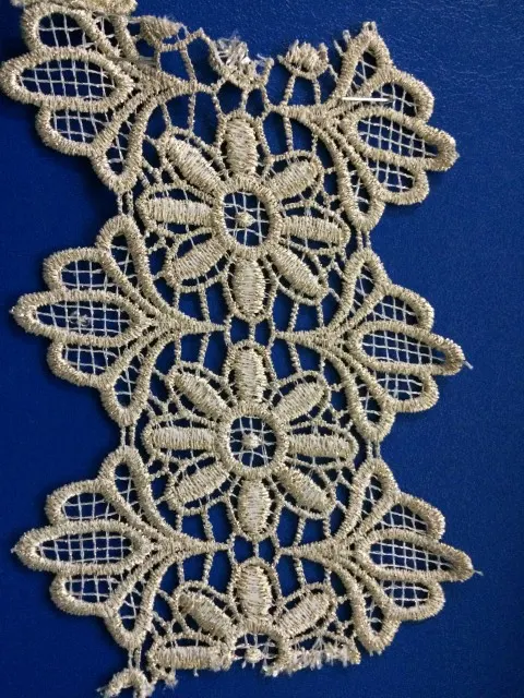 Gold Simli Polyester Yerli Güpür Brode