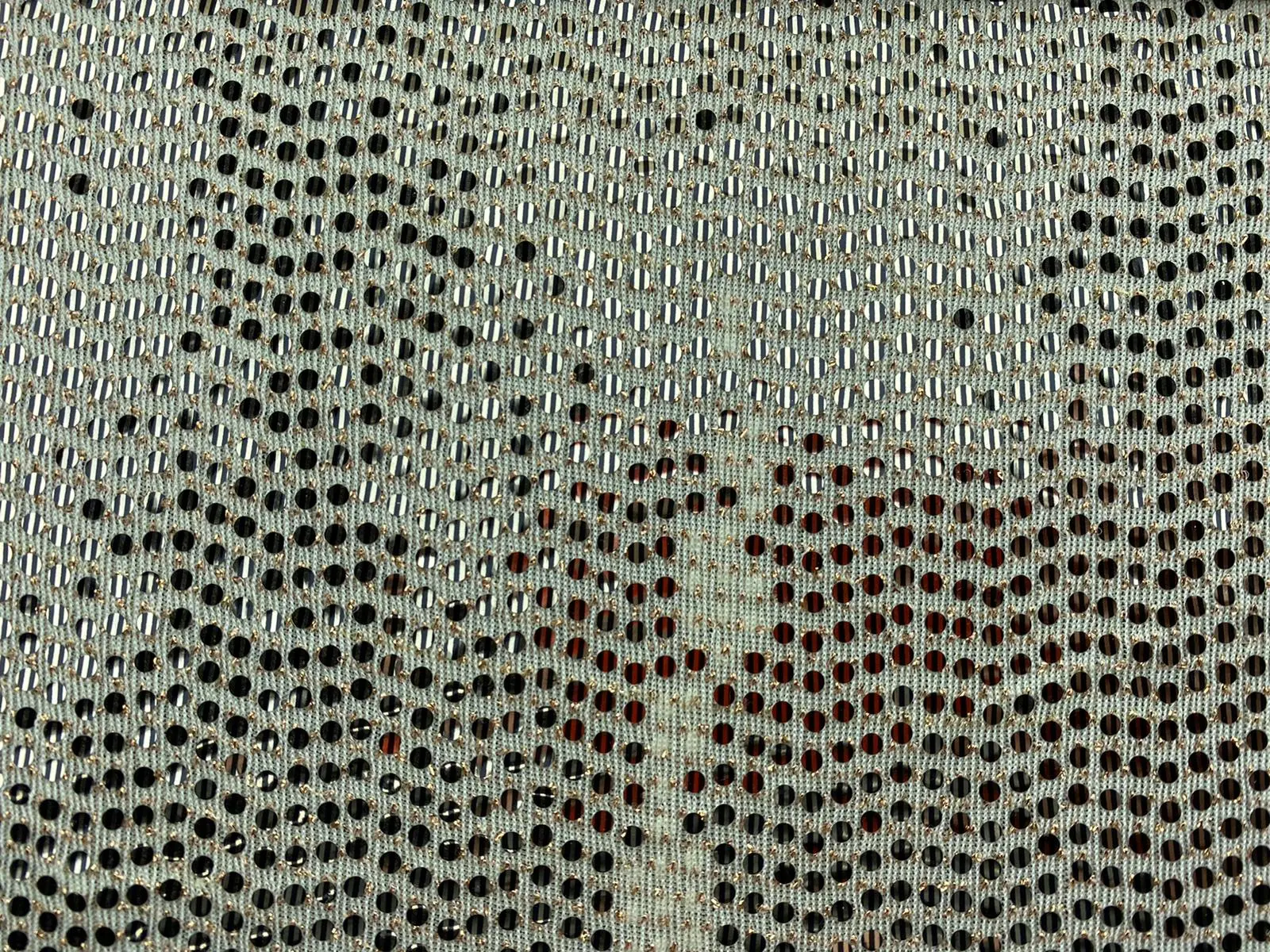 9912 Holographic Fabric · Imported · Lez · Gold · 135 cm