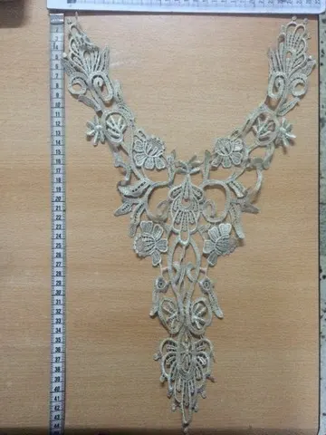 Gold Polyester Brode Yaka