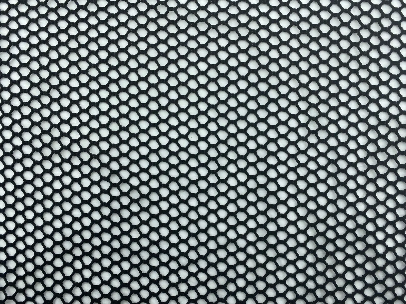 Black Polyester Domestic Lace Mesh · 150 cm
