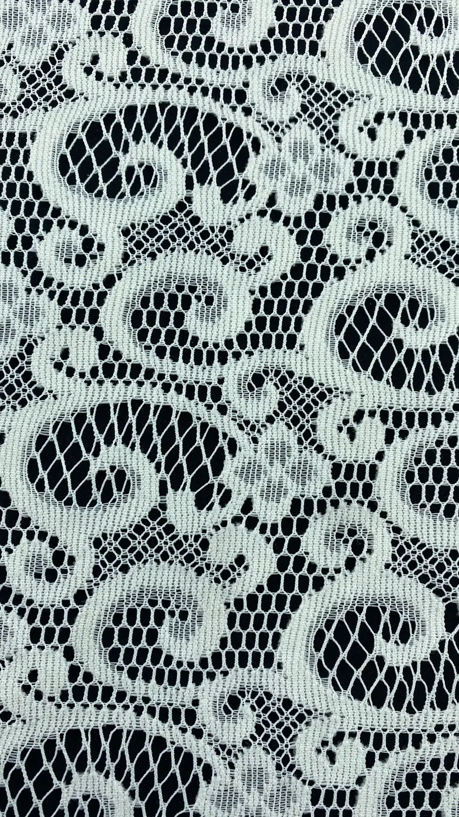 Greige Polyester Domestic Lace · 150 cm