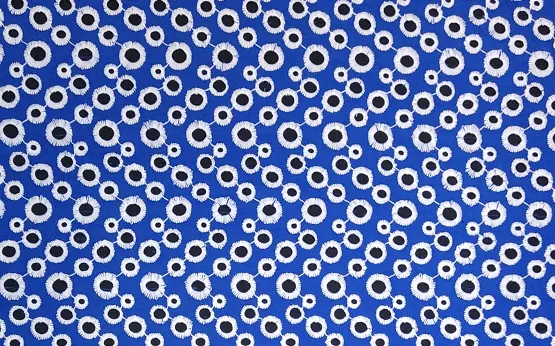 Ham Bohrerli Mat Dokuma Polyester Yerli Brode Vual · 130 cm