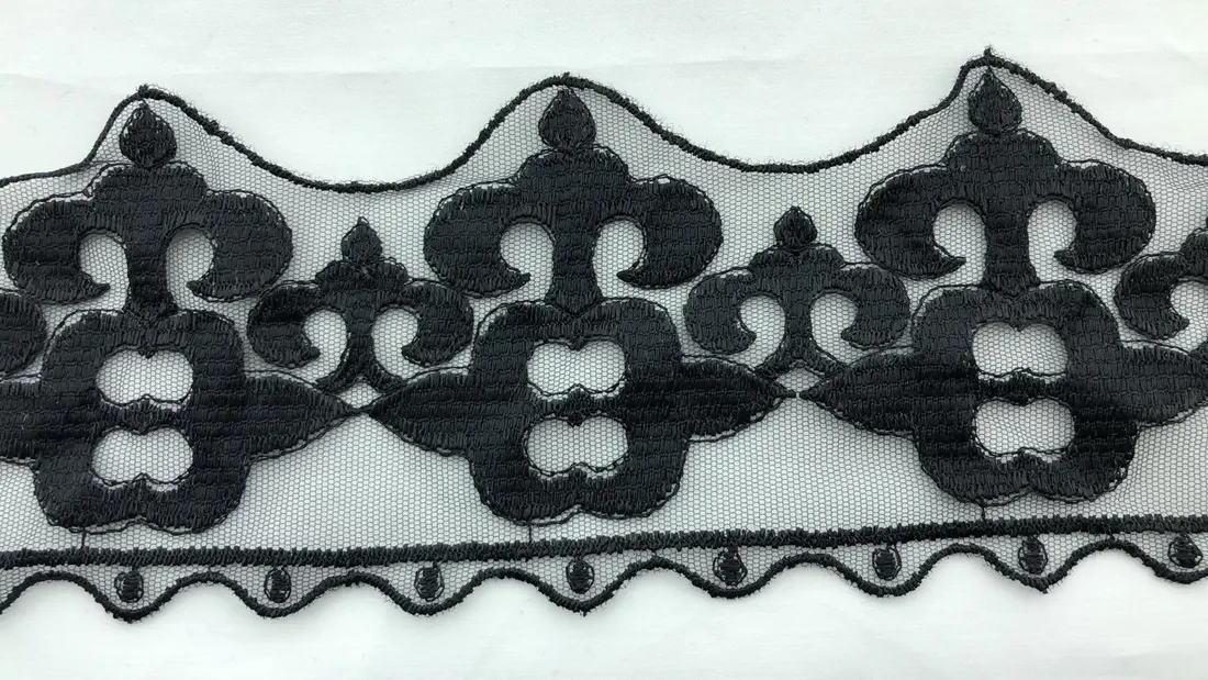4131 Brode · Yerli · Bant · Polyester · Kordeneli · Siyah