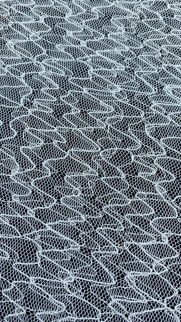 Beyaz Polyester Dantel · 150 cm