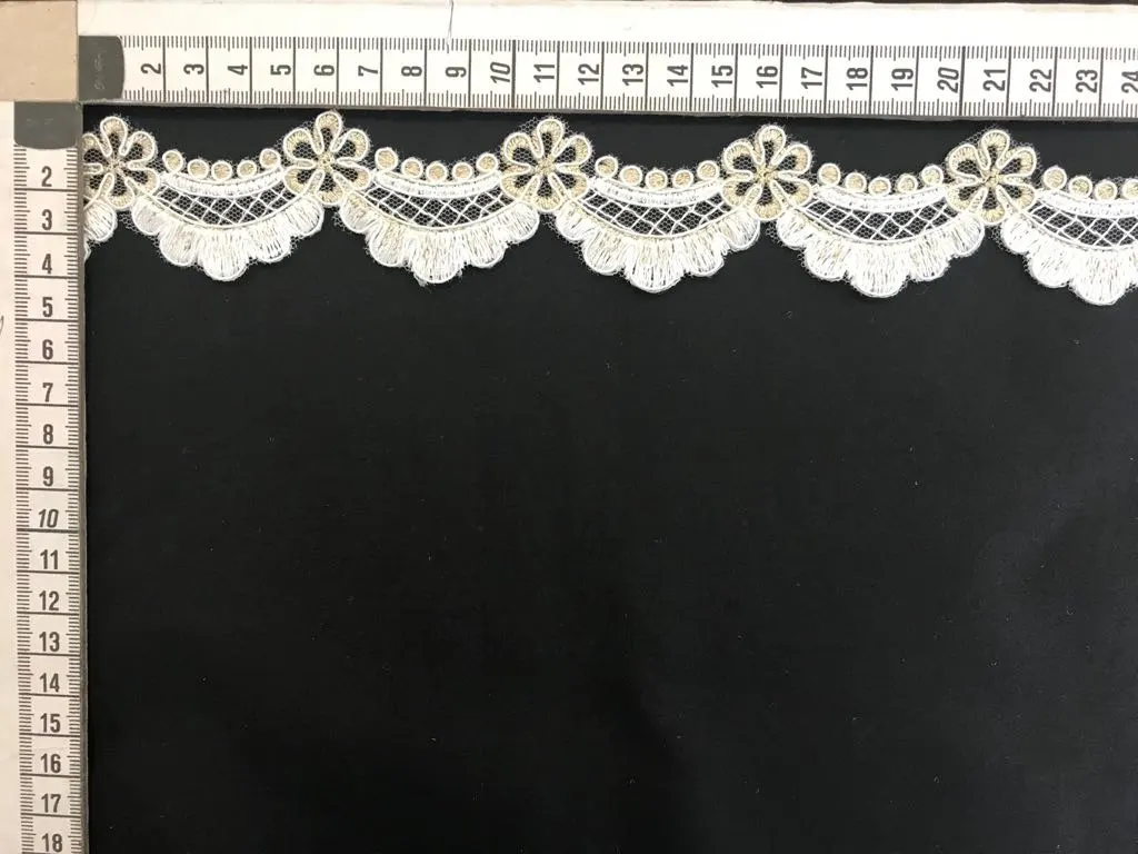 Gold Simli Lurex Polyester Yerli Brode Bant