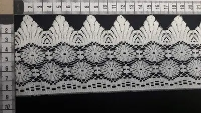 Greige Polyester Domestic Broderie Tape