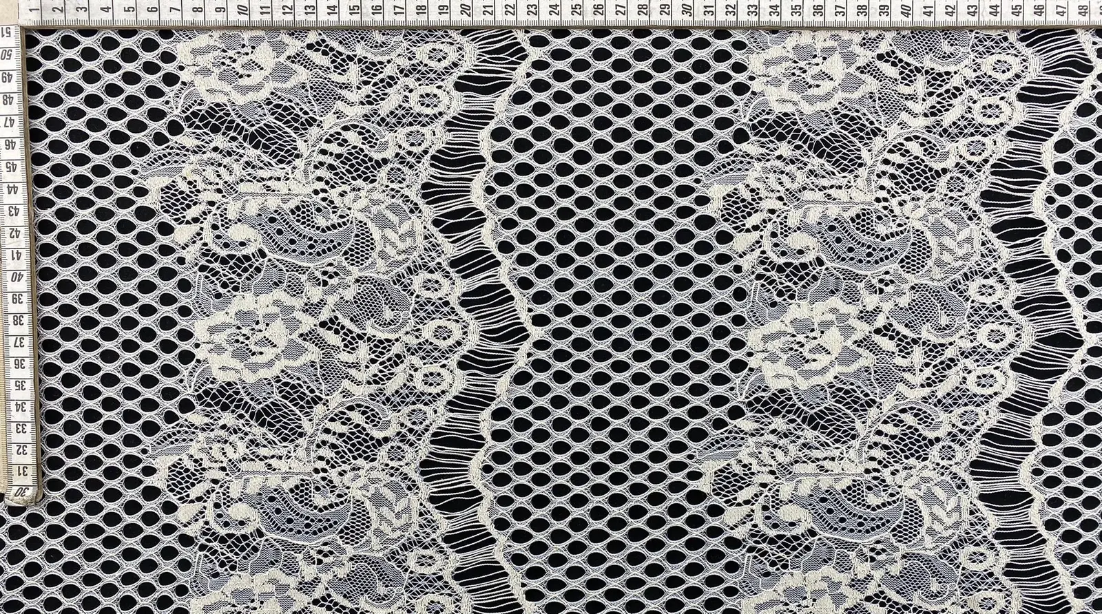 Cotton Nylon Imported Lace