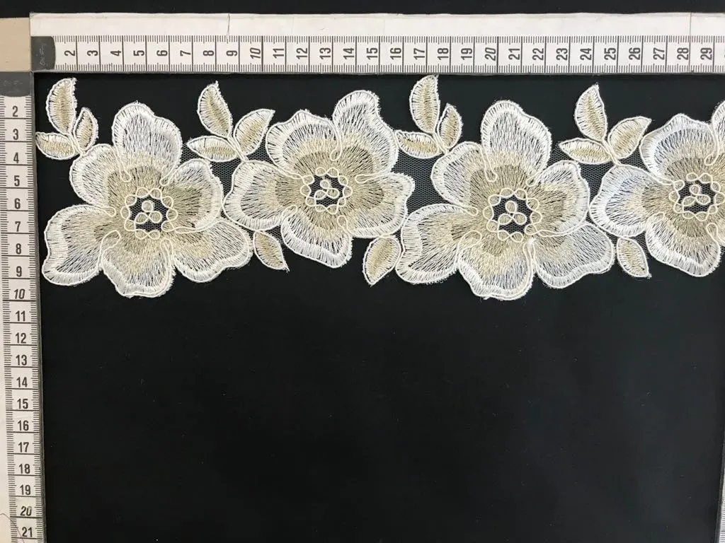 Gold Simli Lurex Polyester Yerli Brode Bant