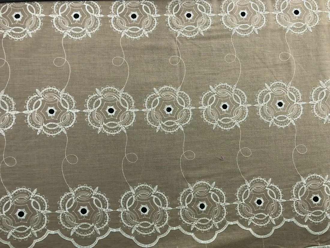 18035 Brode · Yerli · Lez · Vual · Pamuk Polyester · Bej · 135 Cm