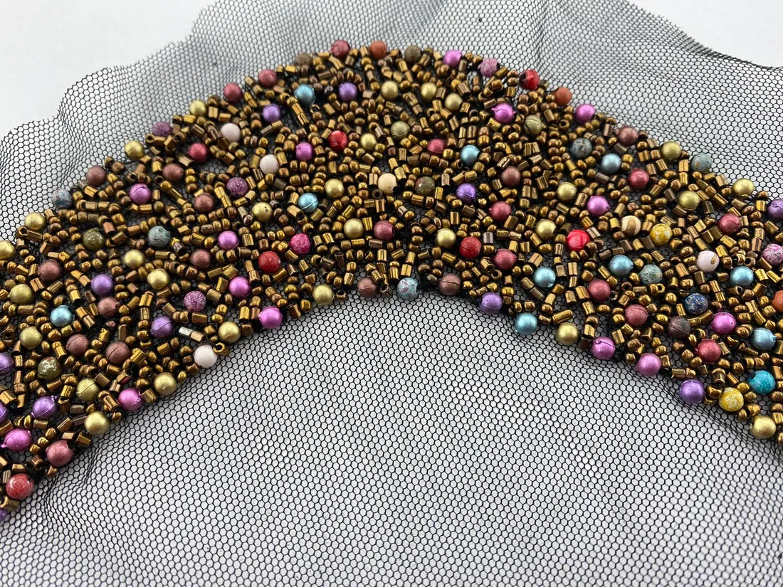 Renkli Polyester İthal Bant Yaka · 35 cm