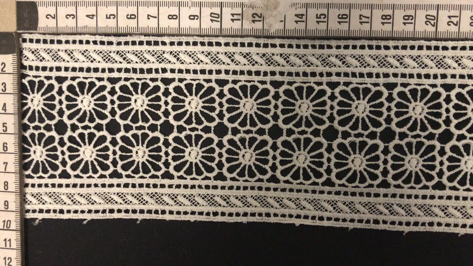 Greige Polyester Domestic Broderie Tape