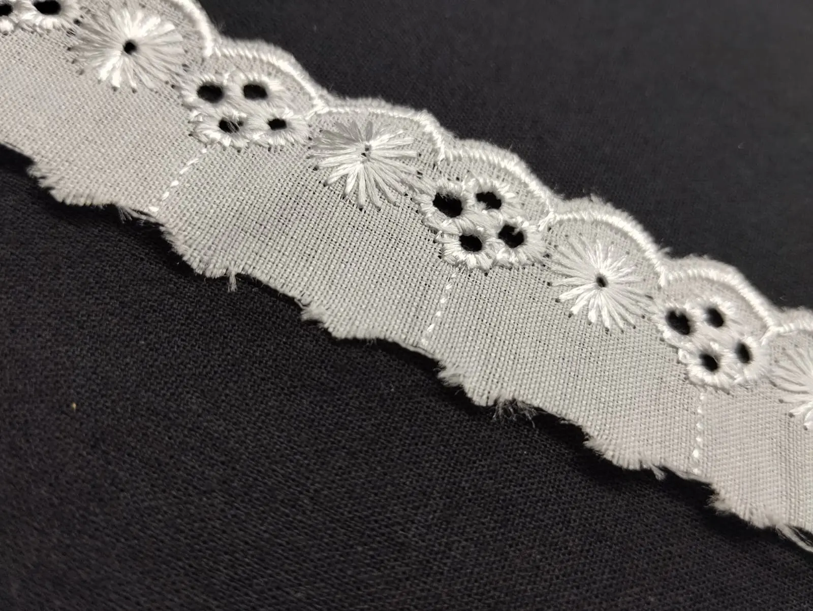 White Polyester Domestic Tape Voile