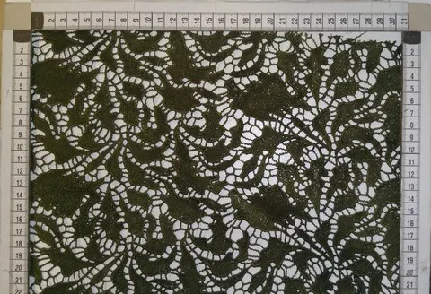 Greige Matte Polyester Guipure Tape