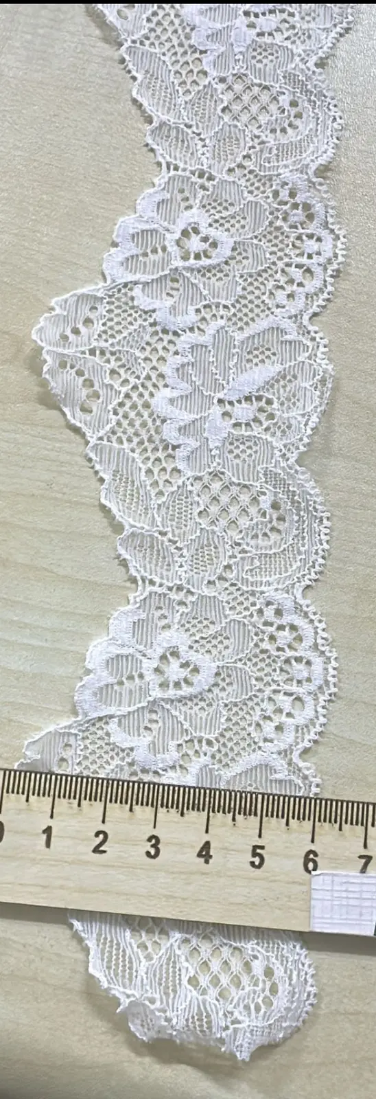 23171 Dantel · İthal · Bant · Naylon · Li̇krali · Si̇yah · 6 Cm