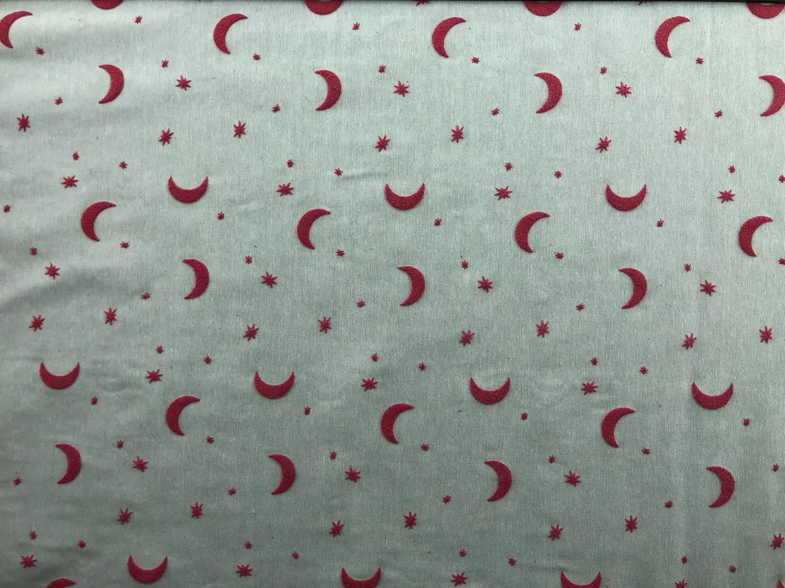 Kasar Baskılı Pamuk Yerli Kumaş · 150 cm