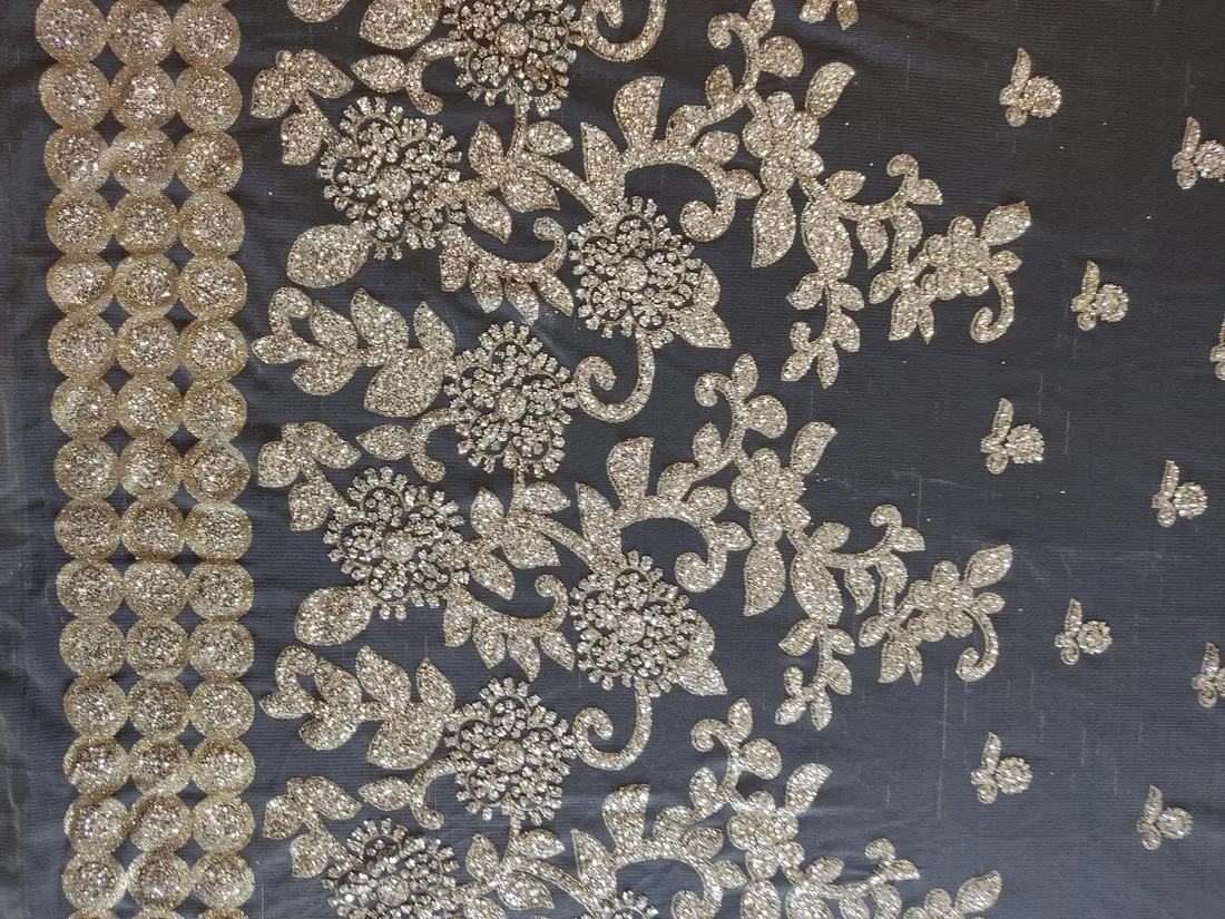 5655 Brode · İthal · Lez · Polyester · Simli · Gold