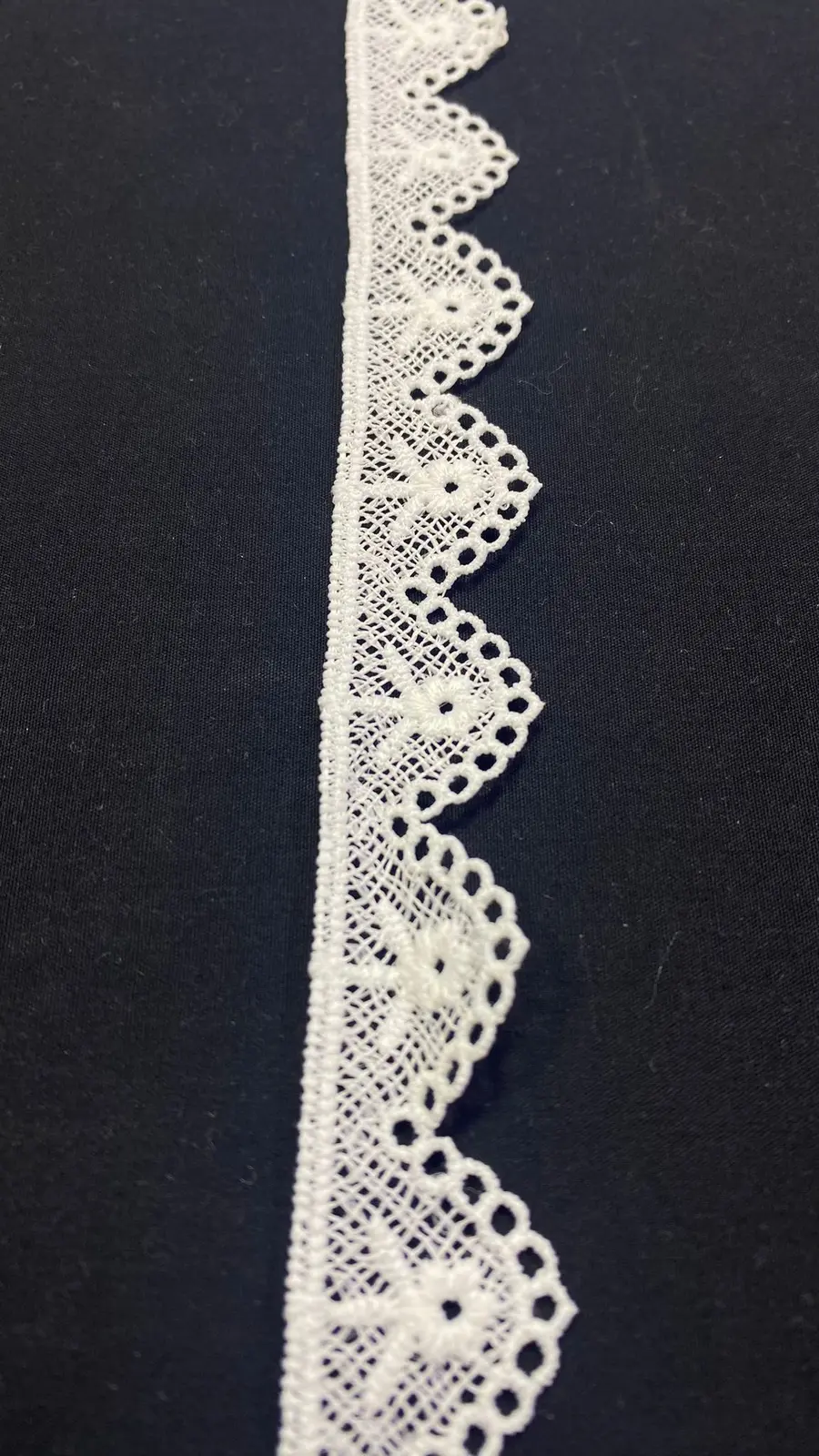 Ham Mat Polyester Yerli Güpür Brode Bant · 2 cm
