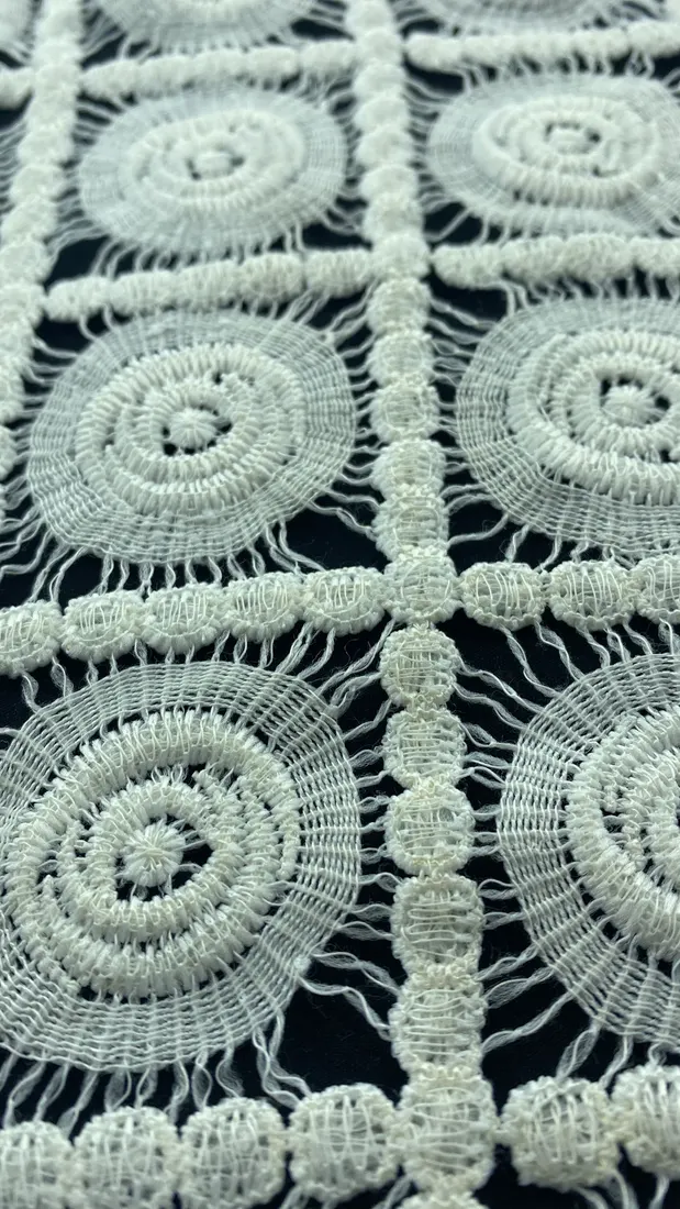 Ham Mat Polyester Dantel İthal Brode