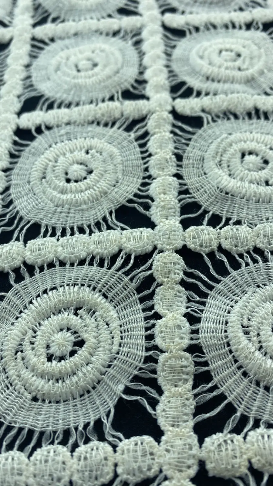 Ham Mat Polyester Dantel İthal Brode