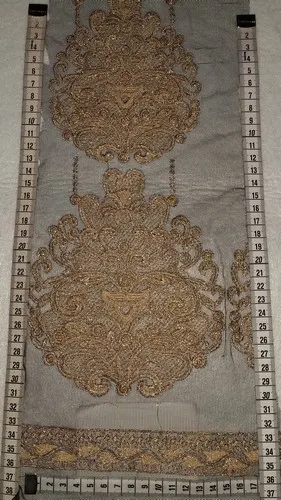 Renkli Simli Likrasız Polyester İthal Brode