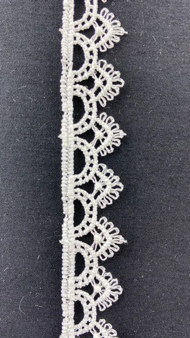 Ham Mat Polyester Yerli Güpür Brode Bant · 1,5 cm