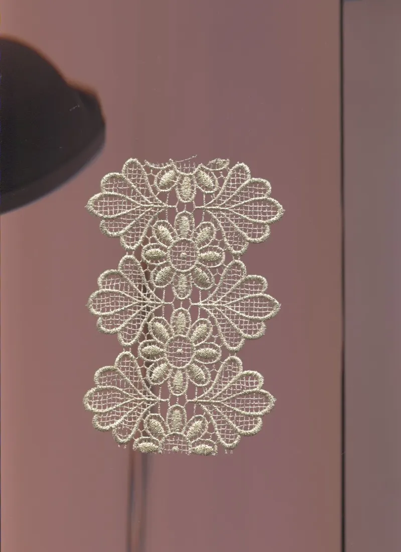 Gold Simli Polyester Yerli Güpür Şerit