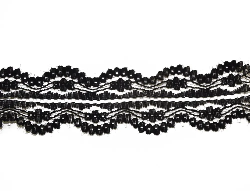 Black Nylon Tape Lace