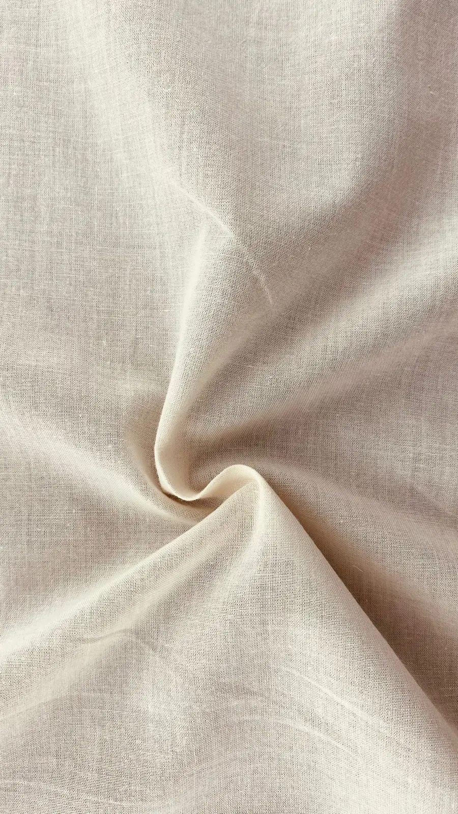 Beige Cotton Domestic Broderie Voile
