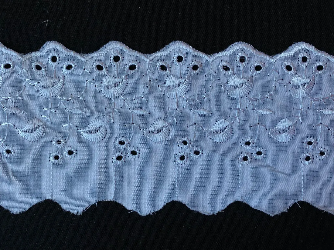 Kasar Polyester Yerli Brode Bant Vual · 7,5 cm
