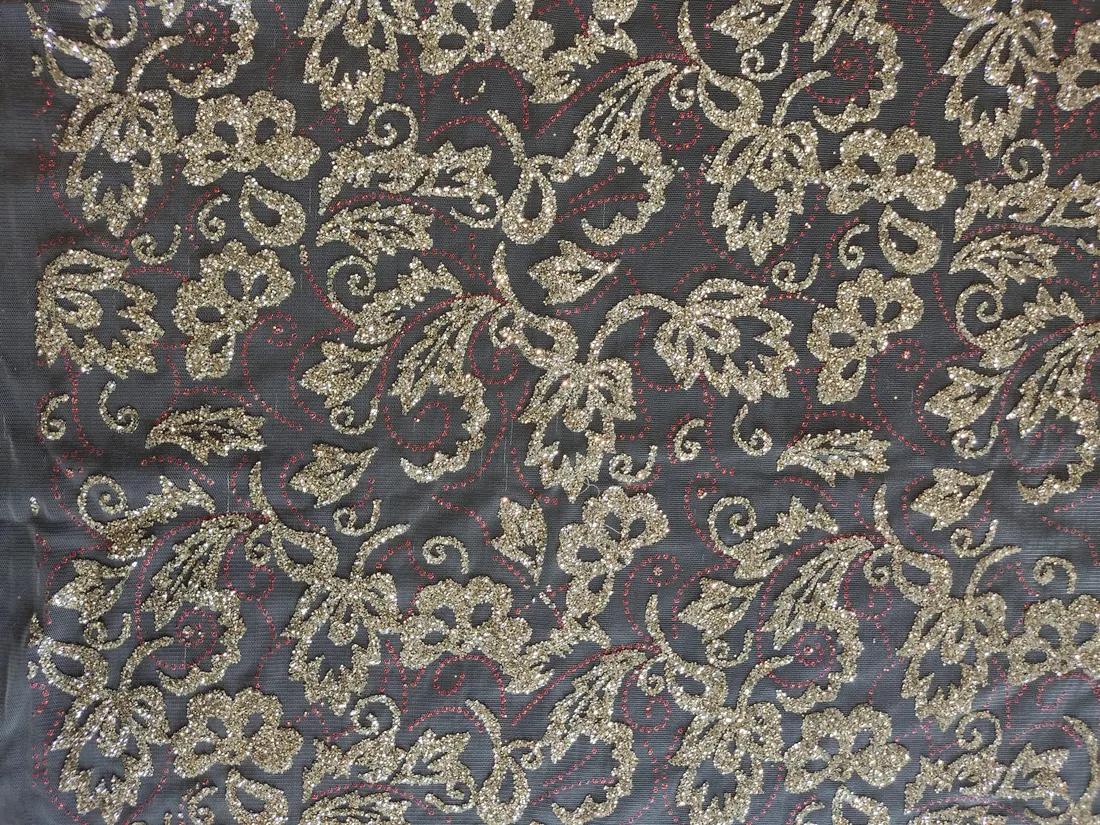 5649 Brode · İthal · Lez · Polyester · Simli · Gold