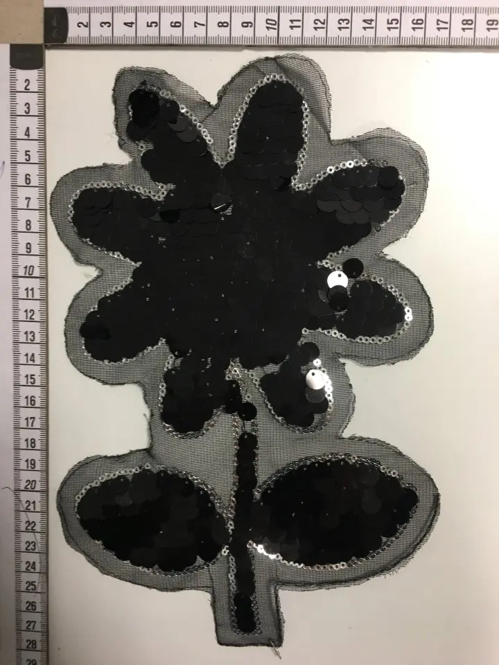 Black Sequined Collar