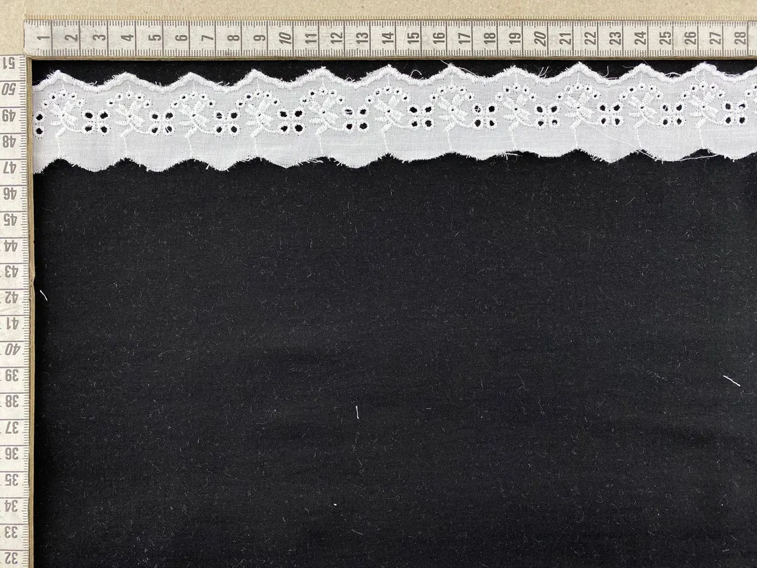 Kasar Mat Polyester Yerli Brode Bant · 4 cm