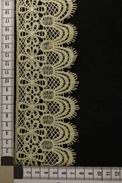 Gold Lurex Polyester Imported Guipure Ribbon
