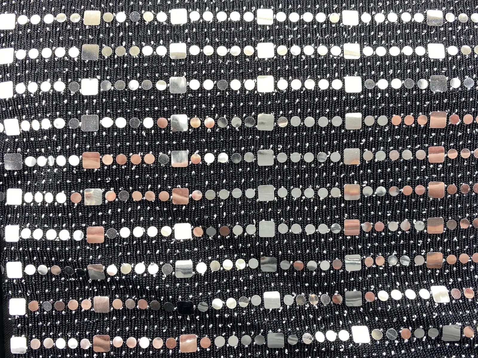 Black Polyester Domestic Fabric · 135 cm
