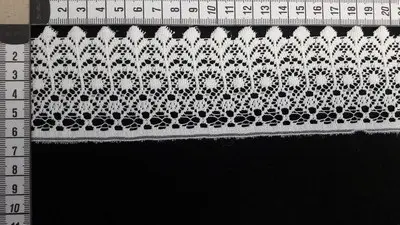 Greige Polyester Domestic Broderie Tape