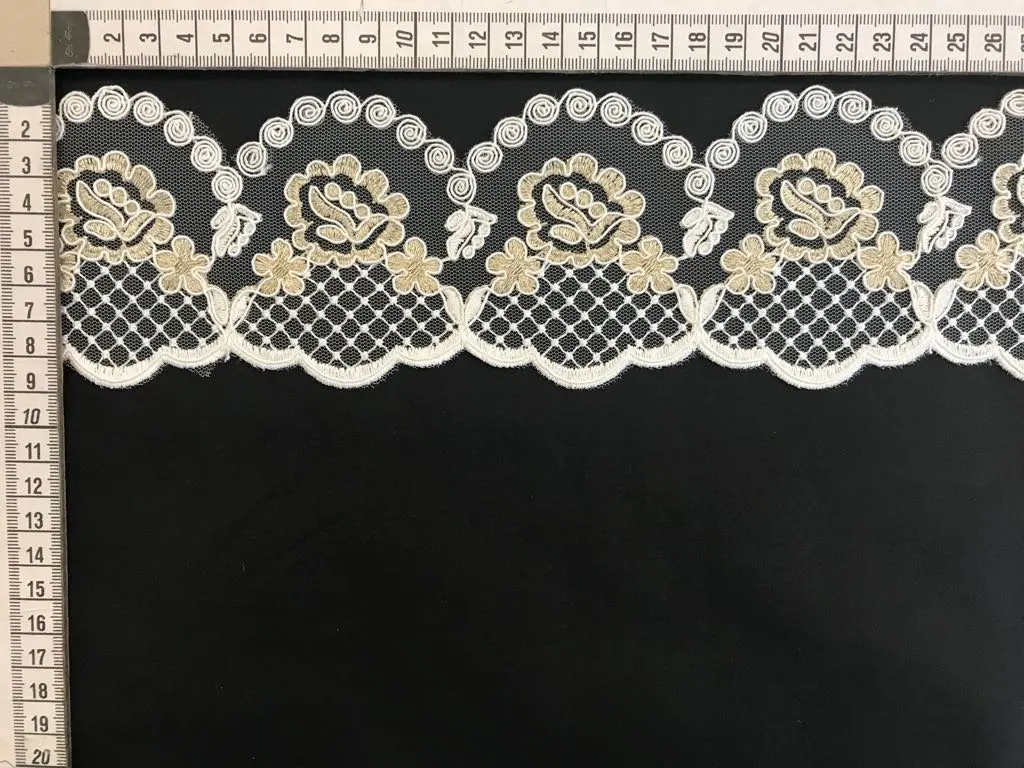 Gold Simli Lurex Polyester Yerli Brode Bant