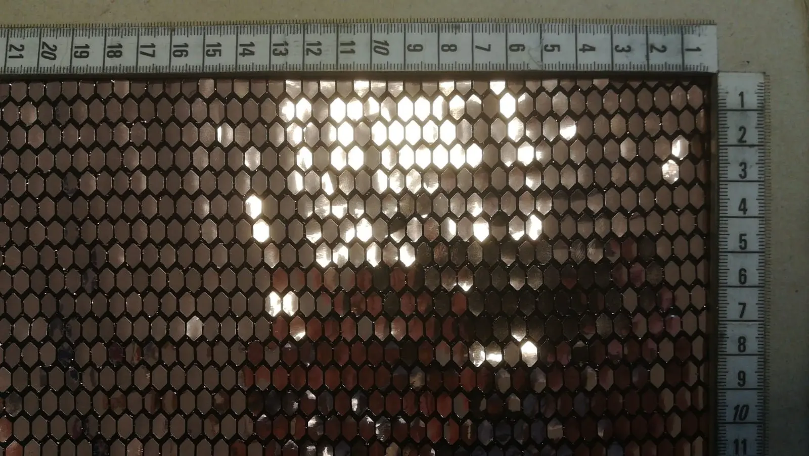 Copper Polyester Domestic Fabric · 135 cm